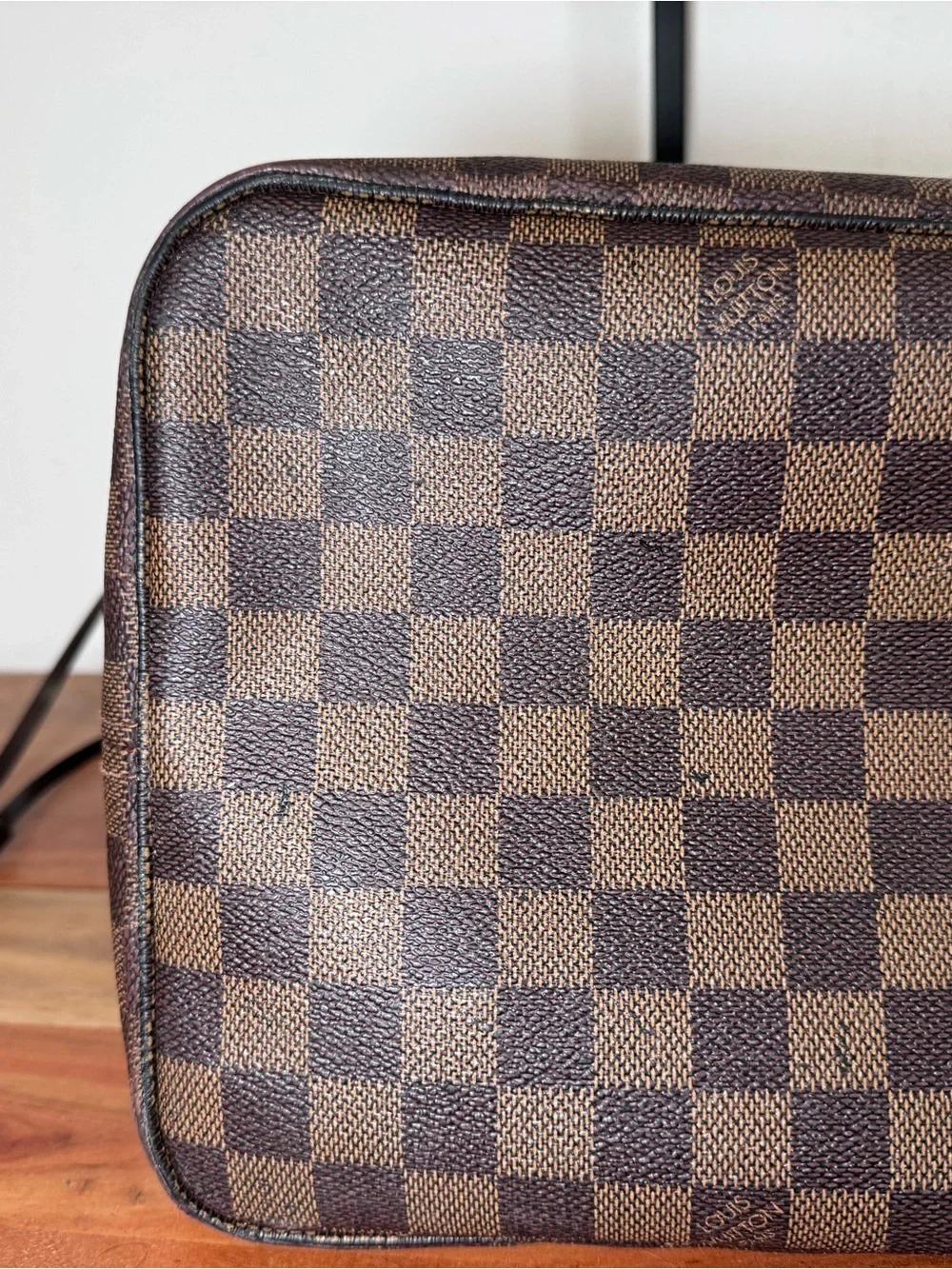 Louis Vuitton Neverfull GM Damier Ebene Coated Canvas